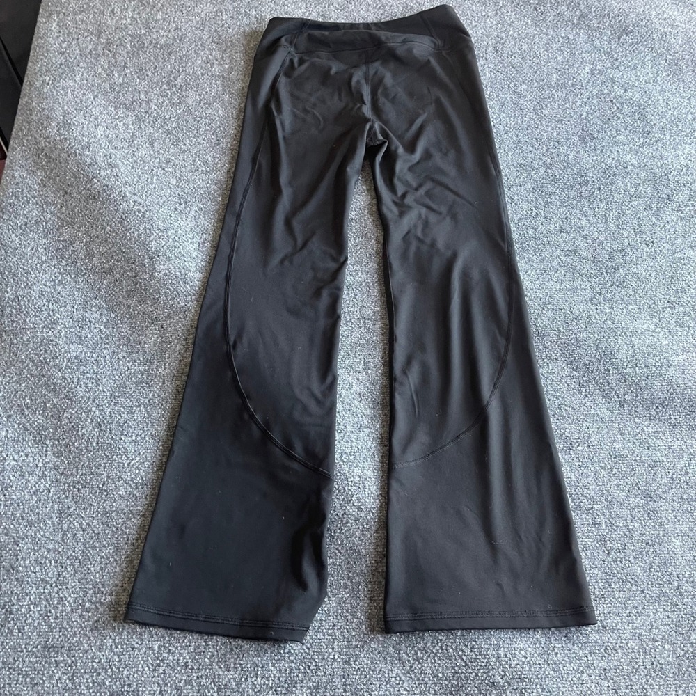 Victoria Sport Mens Black Flare‎ Leg Yoga Pants Size M Athletic Trousers Stretch - Picture 7 of 8